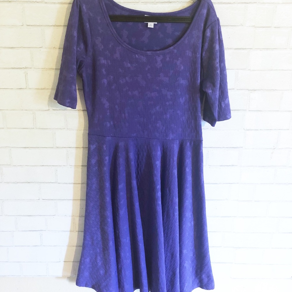 LuLaRoe Nicole purple